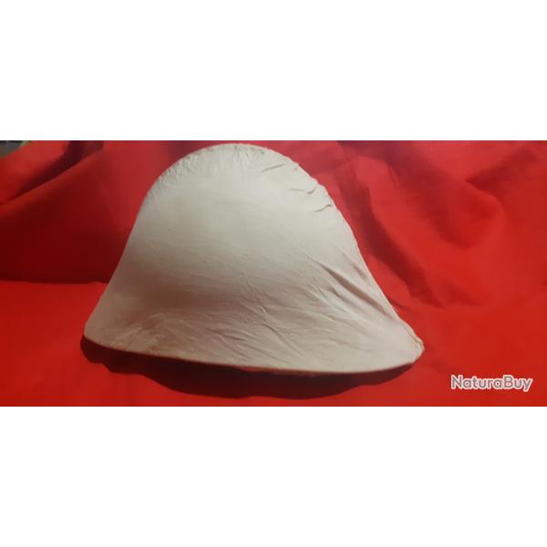 Couvre Casque ADRIAN 1915 TOILE COTON Beige WW1 VERDUN ARGONNES AISNE VOSGES SOMMES CHAMPAGNE...