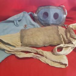 WW1 TAMPON P de 1915 Sachet S2 B.H. Lunettes toile enduite avec lame de modelage VERDUN ARGONNES ...