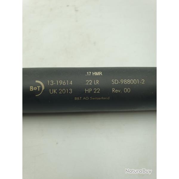 MODERATEUR DE SON  B&T  CAL.17HMR / 22LR -1/2X20 - D46