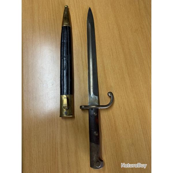 Baillonnette Mauser mod�le 1908 contrat br�silien