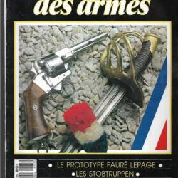 gazette des armes 185, prototype faur&eacute; lepage , collection mas, troupes d'assaut allemandes 1916