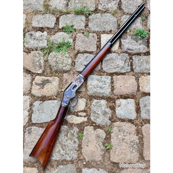 CARABINE WINCHESTER 1873 UBERTI RIFLE HALF OCTOGONAL BARREL CAL 45 LONG COLT 45 COLT