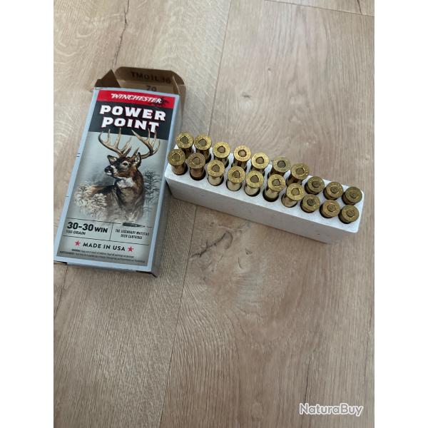 14 cartouches 30-30 winchester