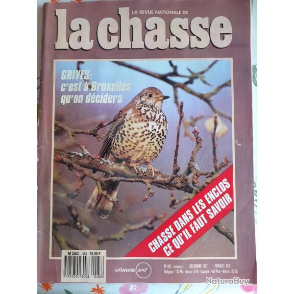 Revue nationale de la chasse  d�cembre 1987