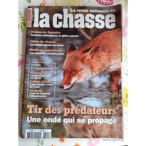 Revue nationale de la chasse  avril 2014
