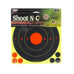 CIBLES SHOOT-N-C 20 CM - BIRCHWOOD CASEY SHOOT NC TARGET PACK 6