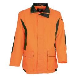 Prix de d&eacute;part &agrave; 1� !! Veste Renfort Ripstop Percussion Kaki et Orange Taille XL