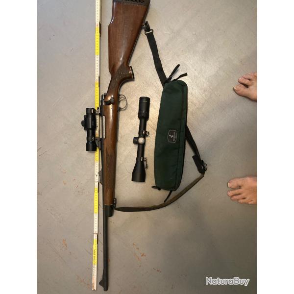Id�al Nouveau Chasseur . Pack carabine gaucher + Aimpoint 7000 S + Lunette Zeiss Terra 3-9/42