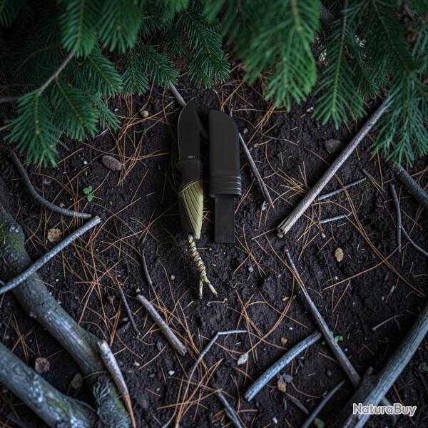 Encheres Couteau de Survie BSH  Fixe et Robuste Neuf