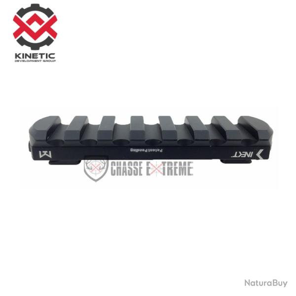 Rail M-Lok KINETIC DEVELOPMENT GROUP 7 Slots Aluminium Noir