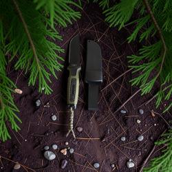 Encheres Couteau de Survie BSH  Lame Fixe Robuste Neuf
