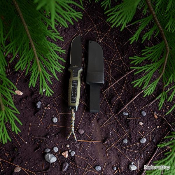 Encheres Couteau de Survie BSH  Lame Fixe Robuste Neuf