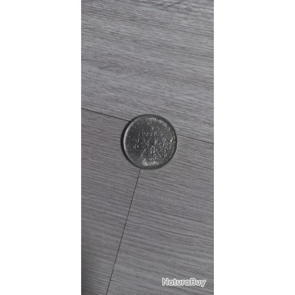 Vend piece 5 franc semeuse o. Roty 1970