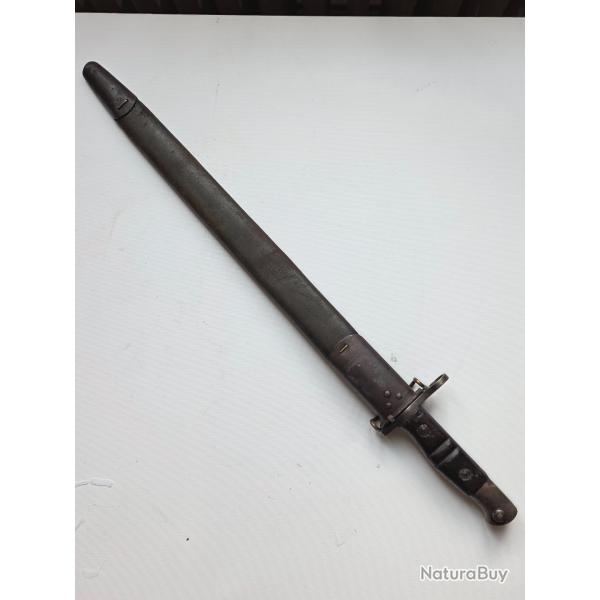 Titre : Ba�onnette US M1917 Remington - 1913 / 10-17 - Premi�re Guerre mondiale - avec fourreau
