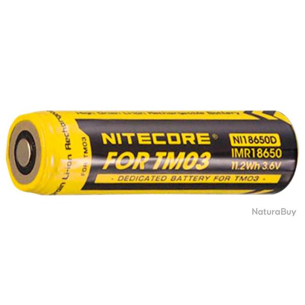 Piles, Accus Accus Li-ion 18650 pour TM03 Nitecore