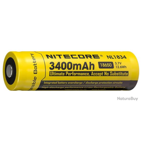 Piles, Accus Accus Li-ion 18650 - 3400mAh Nitecore