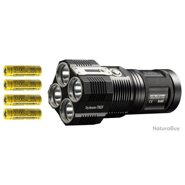 Lampes torches Lampe torche Tiny Monster 28BI + Accus - 6000Lm Nitecore
