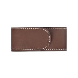 Sac, Etui, Housse de transport Etui Cuir doubl&eacute; marron 25 Pielcu
