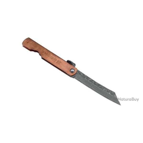 Higonokami Higonokami Irogane Damascus Boker
