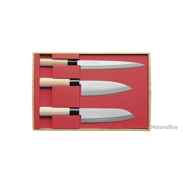 Set Santoku & Deba & Sashimi Sekiryu