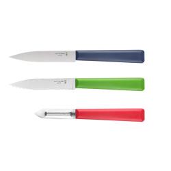 Set Office n&deg;312 - Office crant&eacute; n&deg;313 - Eplucheur n&deg;315 - Lames 100mm et 60mm Opinel