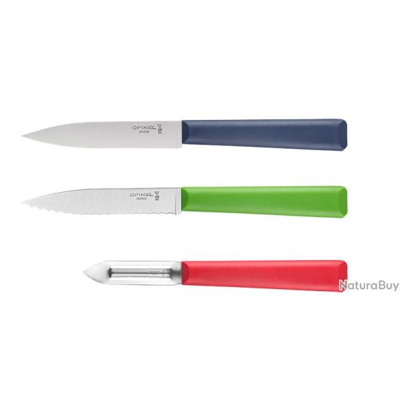 Set Office n�312 - Office crant� n�313 - Eplucheur n�315 - Lames 100mm et 60mm Opinel