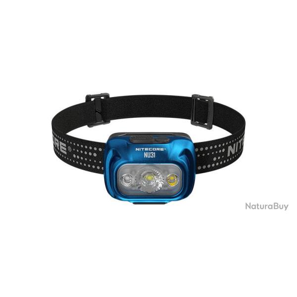 Lampes frontales Lampe Frontale NU31 Bleue - 550Lm Nitecore
