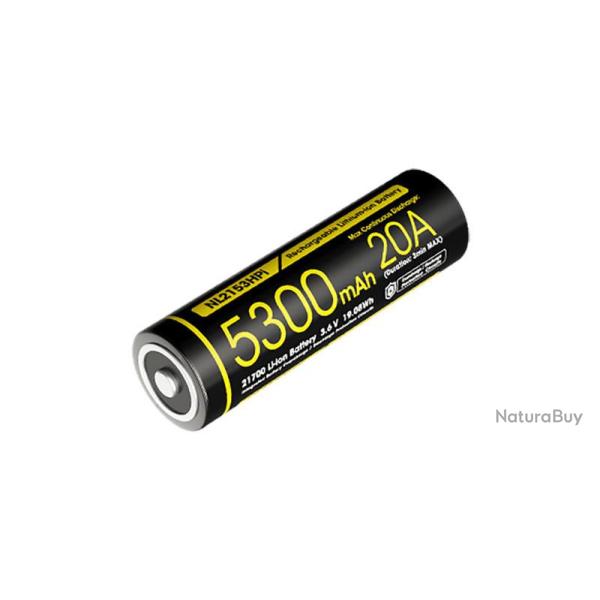 Piles, Accus Accus Li-ion 21700i Haute Performance Nitecore