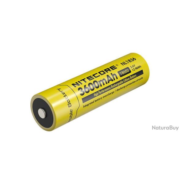 Piles, Accus Accus Li-ion 18650 - 3600mAh Nitecore