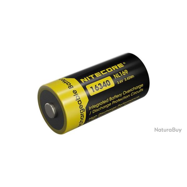 Piles, Accus Accu Li-ion 16340 Nitecore