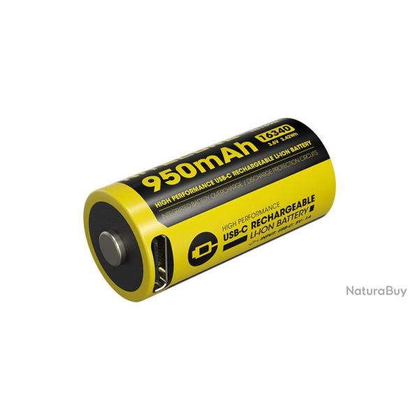 Piles, Accus Accu Li-ion 16340 Nitecore