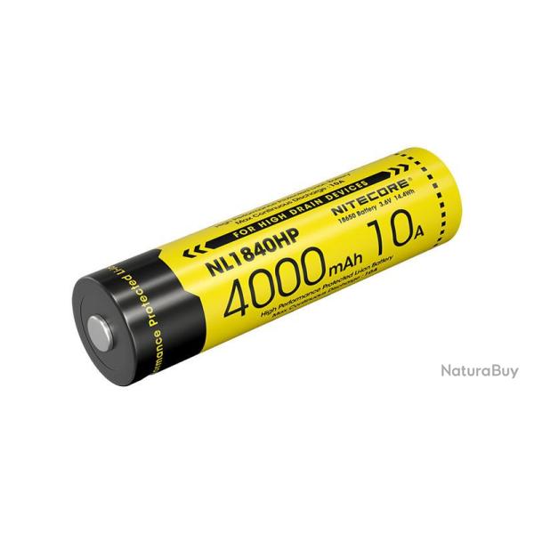 Piles, Accus Accu Li-ion 18650 Hautes Performances 10A - Capacit� 4000mAh Nitecore