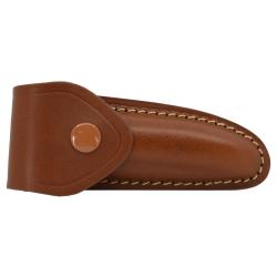 Sac, Etui, Housse de transport Etui Cuir moul&eacute; doubl&eacute; marron fonc&eacute; Pielcu