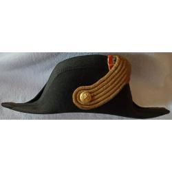 BICORNE OFFICIER DE MARINE IIIe R&eacute;publique (chapeau mont&eacute;)