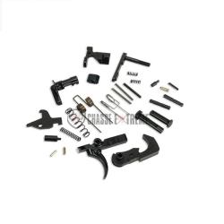 Kit de Pi&egrave;ces Lower KAK pour AR-15 sans Poign&eacute;e ni Garde de D&eacute;tente Noir