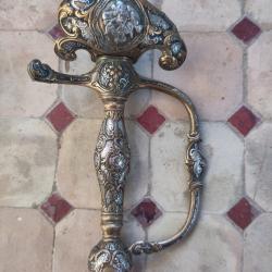 &Eacute;p&eacute;e d'enfant ou page 18eme si&egrave;cle , bronze et argent