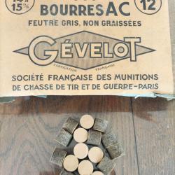 Bourre feutre gris non graiss&eacute;es