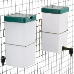 Abreuvoir &agrave; pipette pour cage volailles et lapins - 1L