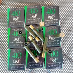 AFFAIRE 90 Cartouches soit 9 bo&icirc;tes Baschieri Pellagri Thrill Shock Slug Calibre 410/76 VOIR PHOTOS