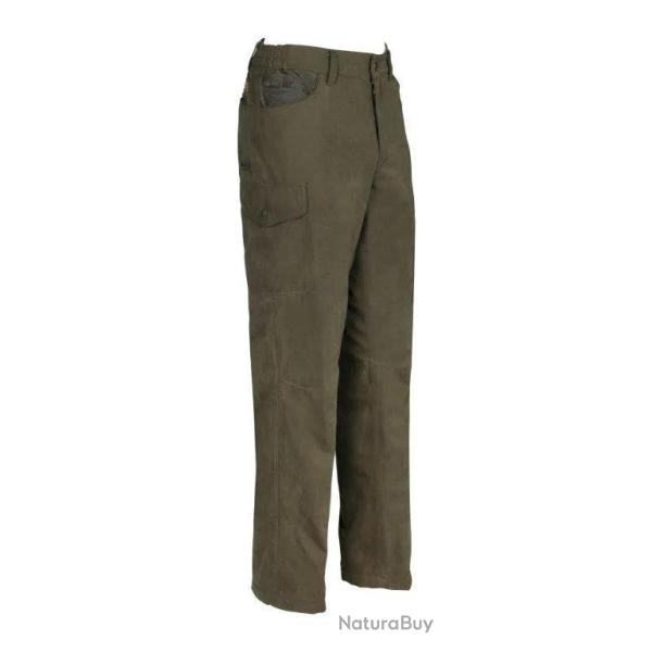 DESTOCKAGE ! Pantalon De Chasse Chaud Rambouillet Percussion Kaki