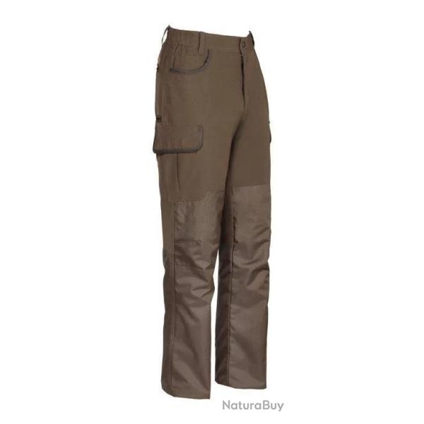 DESTOCKAGE ! Pantalon De Chasse Percussion Savane Hyperstretch Renforc� Kaki T58