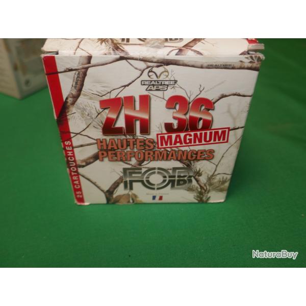 Cartouches FOB ZH36 MAGNUM 12/76 36g en n�1 en acier