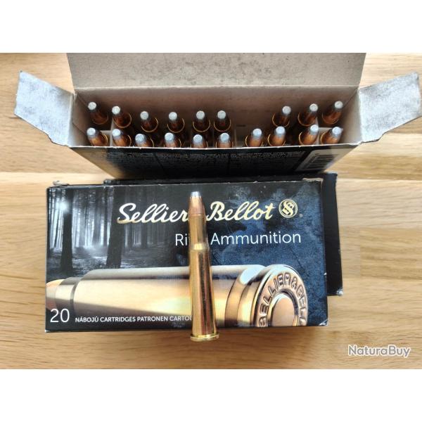 lot de 3 boites de 20 cartouches Sellier Bellot en cal.30-30 Win SP 150 grains