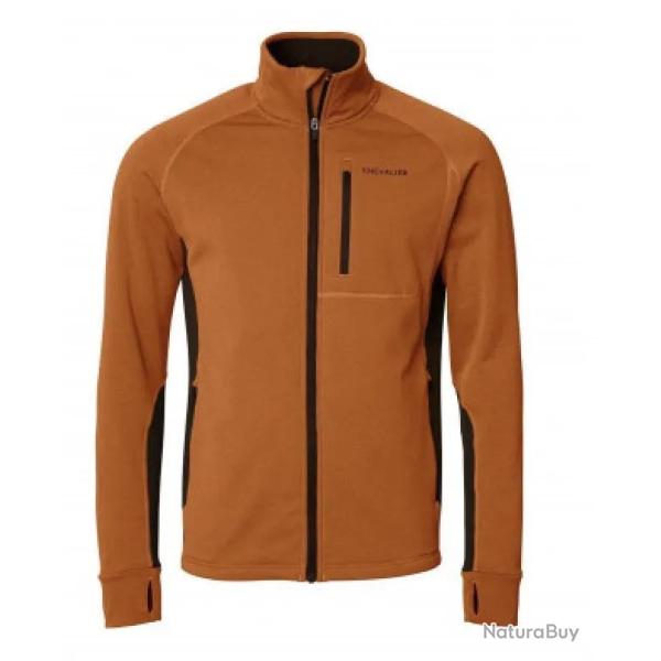 DESTOCKAGE ! Gilet Polaire Chevalier Lenzie Orange Manches Longues