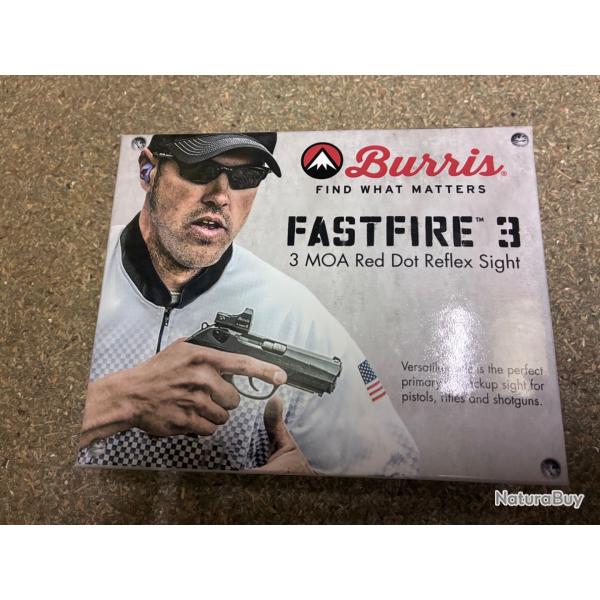 Point rouge BURRIS FASTFIRE 3 / 3MOA occasion proche du neuf