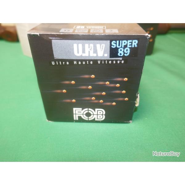 Cartouches FOB U.H.V SUPER 89 12/89 60g en n�2