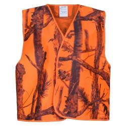 DESTOCKAGE ! Gilet Traque GhostCamo Blaze&Black Percussion-XL/XXL