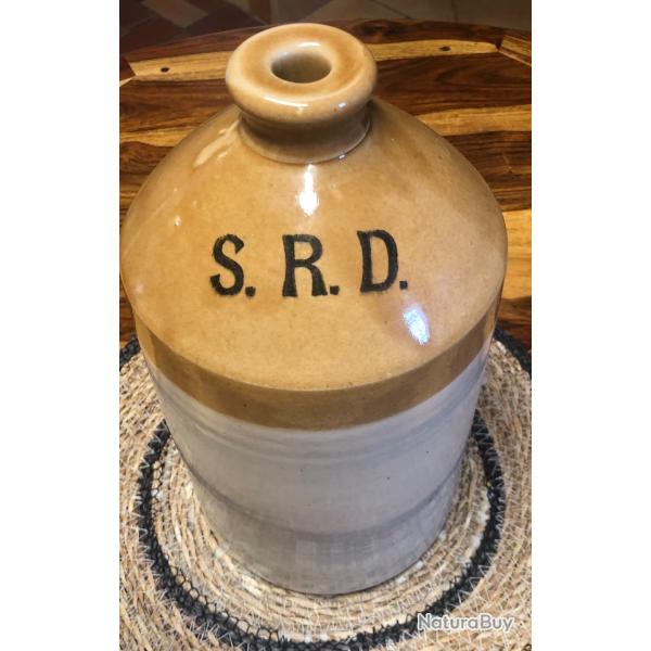 Cruche Militaire Anglaise SRD WW2 british Rhum 33 CM