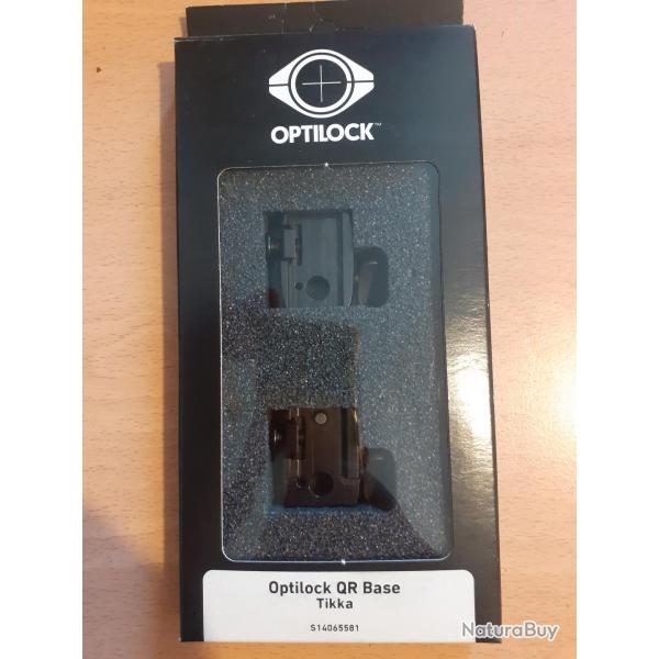 Embase Optilock QR base Tikka (montage amovible)