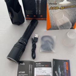 Lampe Tactique Laser LEP Fenix HT30R + Diffuseur Fenix AOD